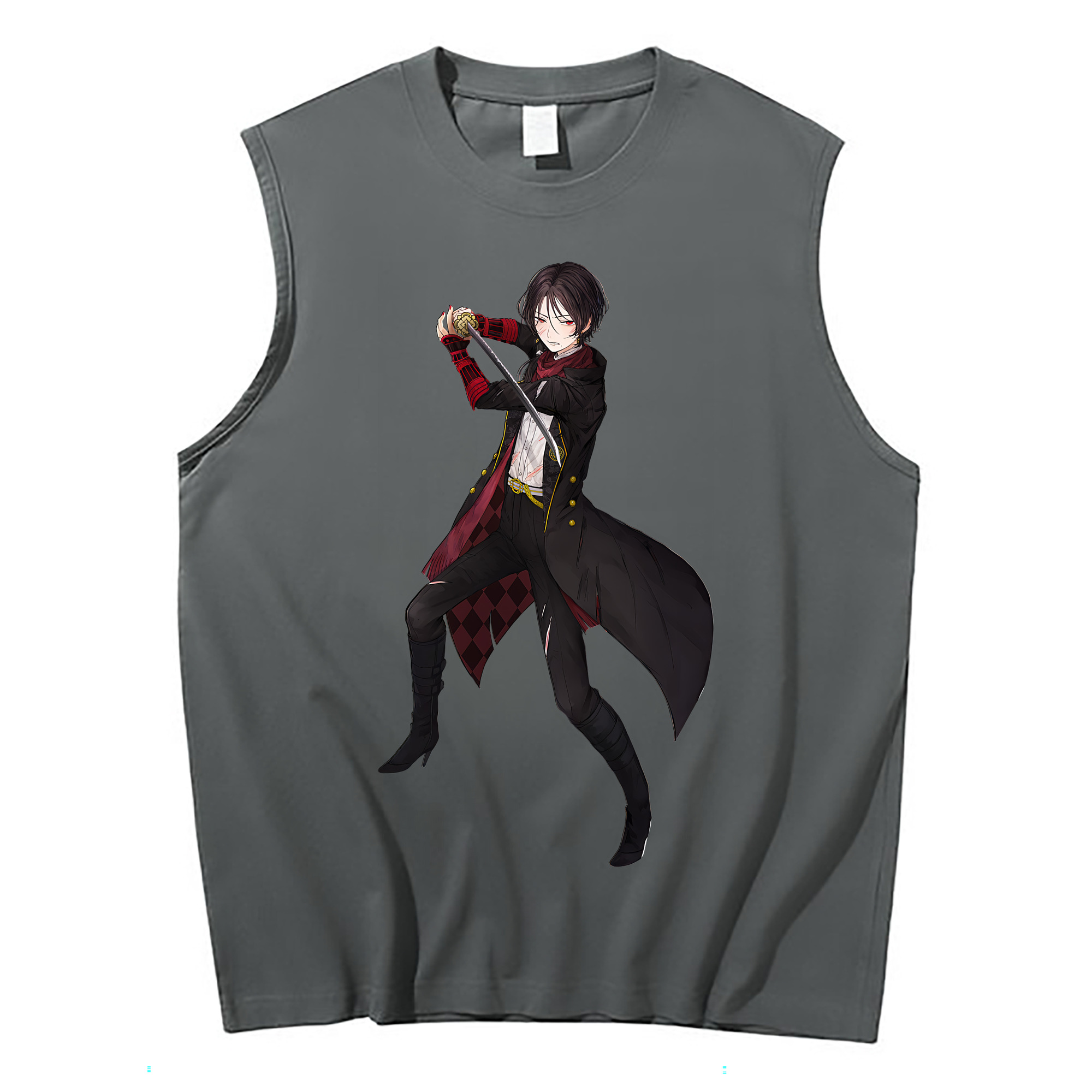 （画像用） 刀剣乱舞 Touken Ranbu コットン100％タンクトップ（フロントプリント）